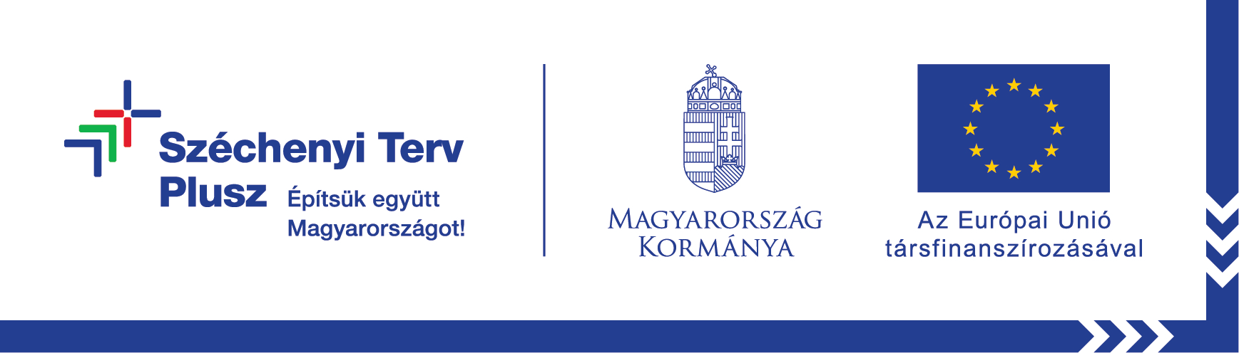 Széchenyi Terv Plusz és Európai Uniós támogatási logók